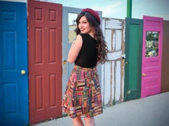 Don't Judge A Book By Its Cover A-Line Skirt -Retrolicious 13 5
