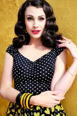 Isabel Top In Polka Dots - 1X Only