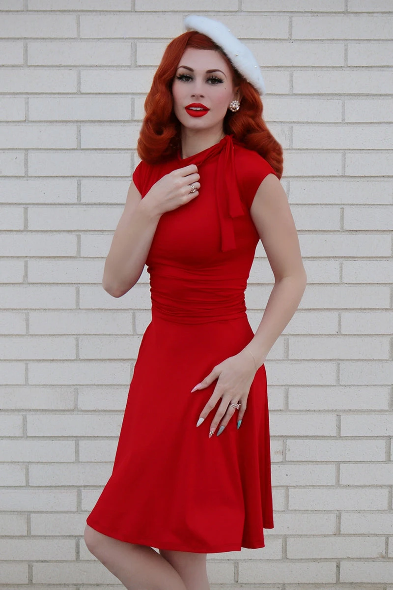 Bombshell Dress In Red - Plus Sizes Only 2 Bombshell Dress In Red - Plus Sizes Only - Image 2