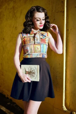 Black Skater Skirt - 4X Only, 1 Left!