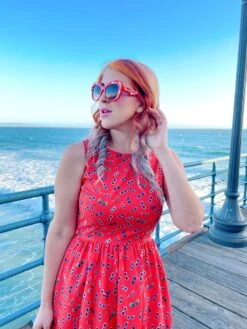 Flower Power Sunglasses In Leopard - 1 Left! -Retrolicious 4871 8