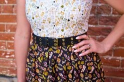 Snailing Along Twofer Dress -Retrolicious 4922 closeup