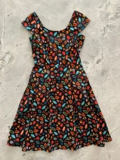 Leaves & Acorns Margaret Dress -Retrolicious 4952