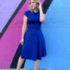 Bombshell Dress In Royal Blue