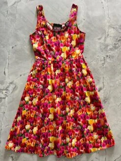 Tulips Fit & Flare Dress - Lg Only, 1 Left!