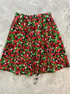 Strawberries A-line Skirt