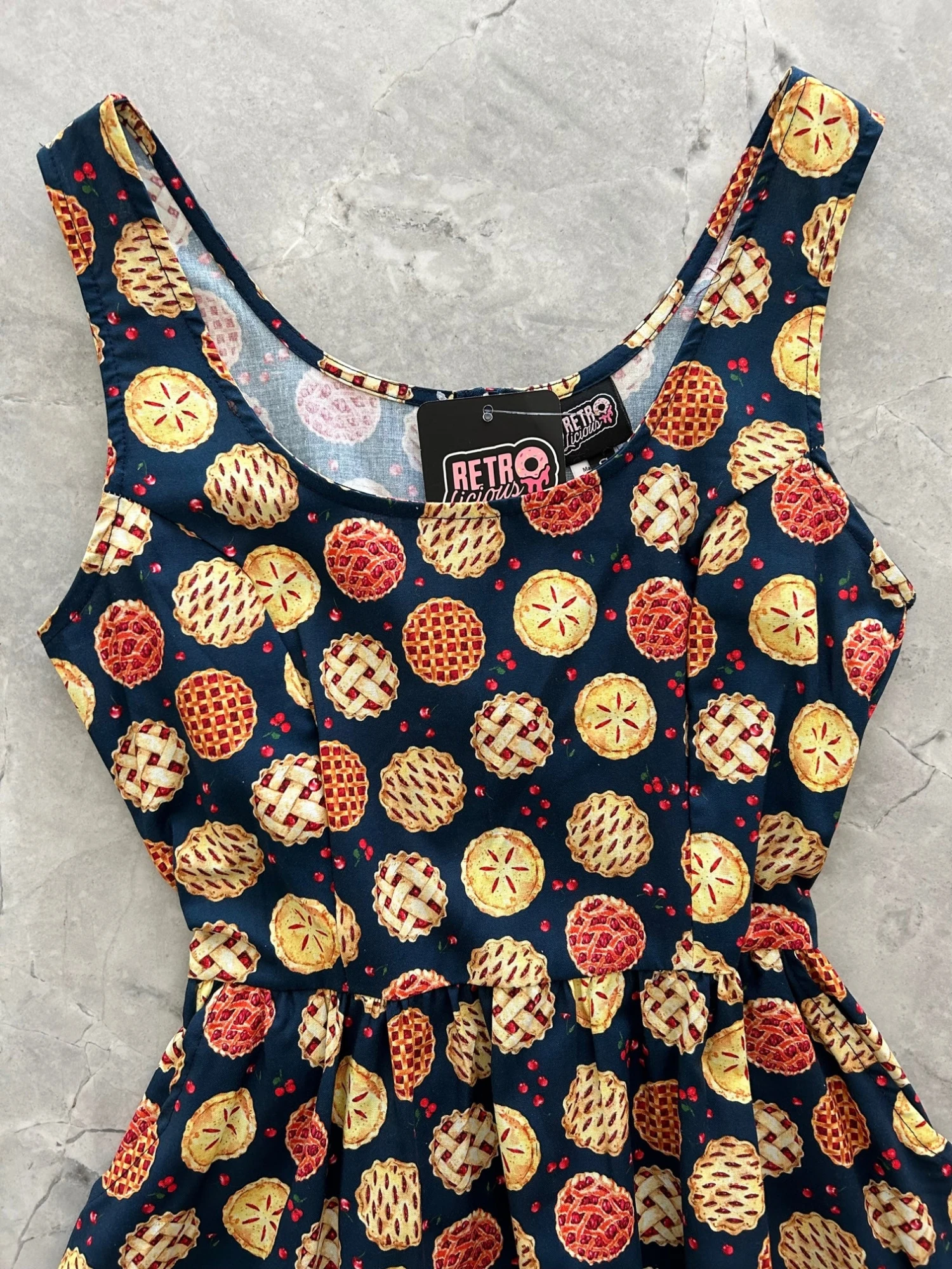 Cherry Pie Shorter Length Fit & Flare Dress - Small Only 2 Cherry Pie Shorter Length Fit & Flare Dress - Small Only - Image 2