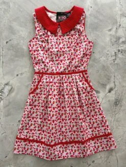 Berry Cherry Collared Dress