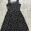 Glow In The Dark Dancing Skeletons Fit & Flare Dress