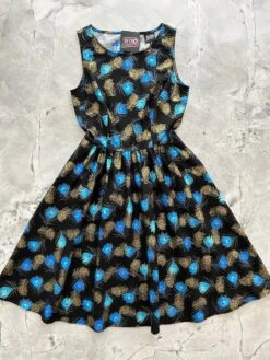 Peacock Feathers Vintage Dress