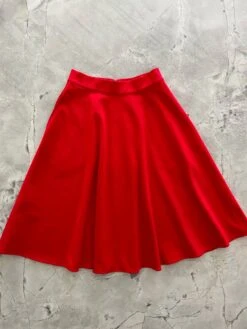 Charlotte Nova Skirt In Red - Plus Sizes Only