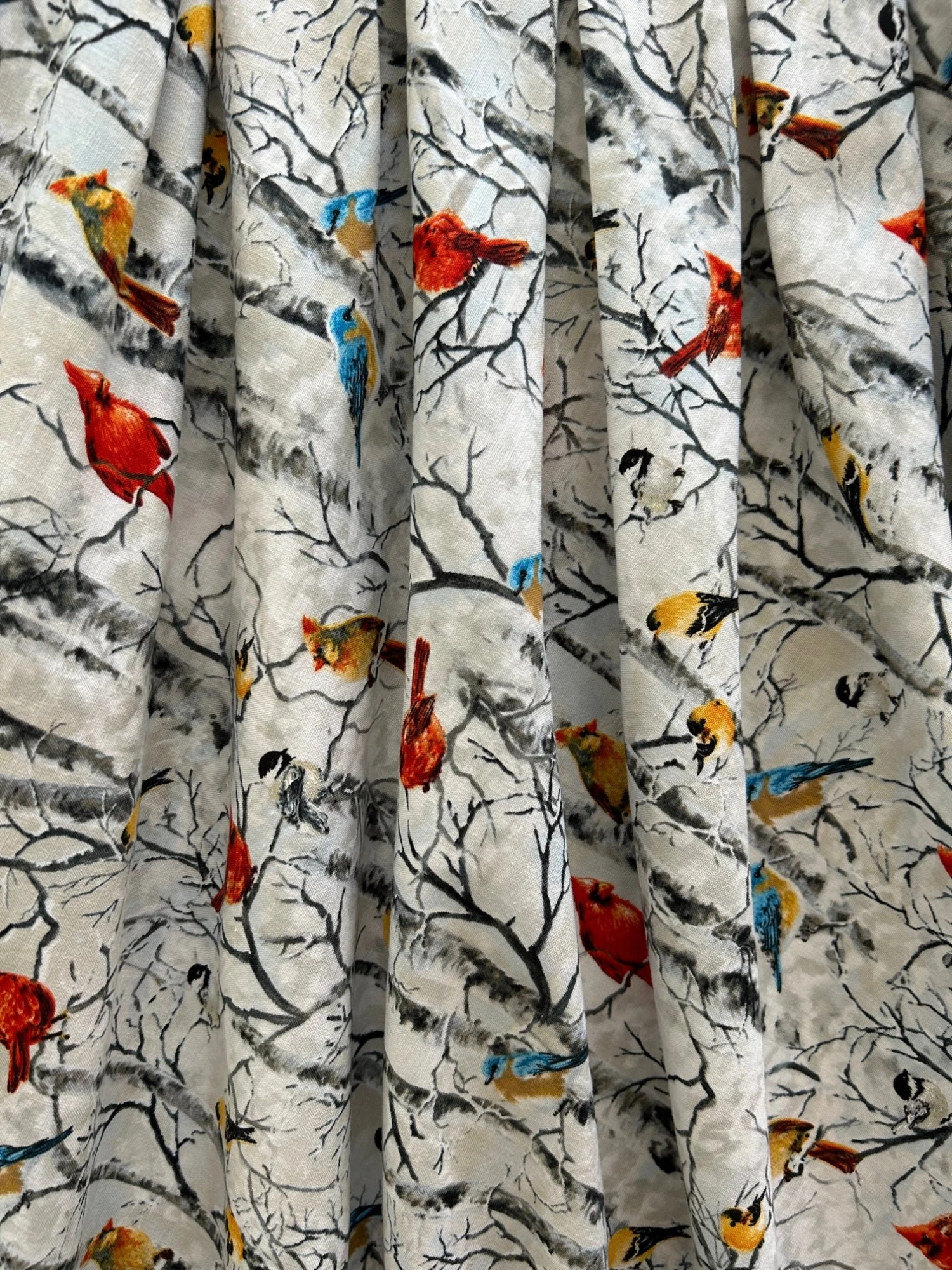 Birds On Birch Trees Doris Skirt 2 Birds On Birch Trees Doris Skirt - Image 2