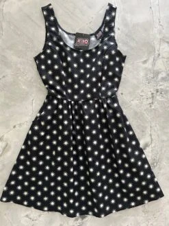 Starburst Shorter Length Fit & Flare Dress