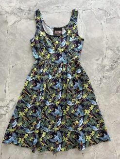 Birds Fit & Flare Dress