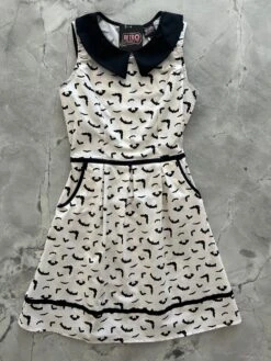 Bats Collared Dress
