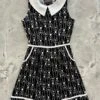 Skeleton Collared Dress