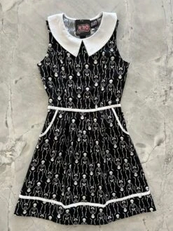 Skeleton Collared Dress