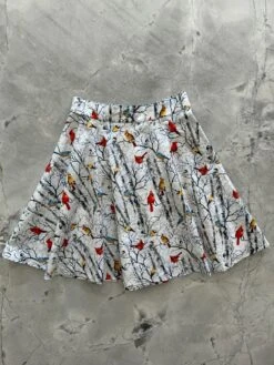 Birds On Branches Skater Skirt