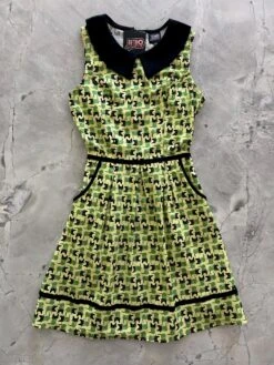 Mod Cat Collared Dress