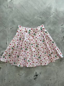 Gingerbread Kitties Skater Skirt