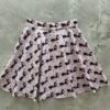 Pink Cats Skater Skirt