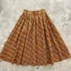Rust Plaid Doris Skirt