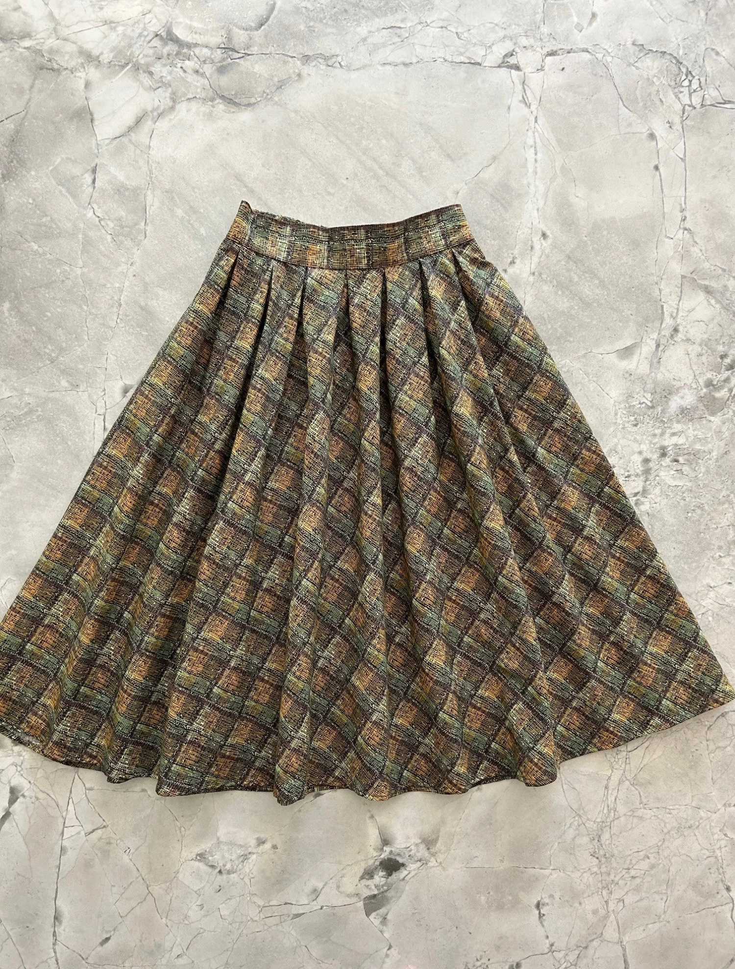 Green Plaid Doris Skirt 1 Green Plaid Doris Skirt