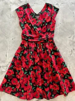 Poppy Flower Greta Dress