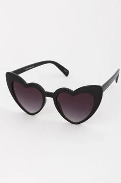 Heart Sunglasses In Pink, 1 Left! -Retrolicious heart sunglasses black