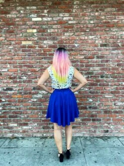 Royal Blue Skater Skirt -Retrolicious image f4747fc3 5c73 4813 baaa 771ccdd5dad3