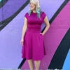 Bombshell Dress In Magenta