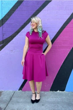 Bombshell Dress In Magenta