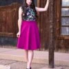 Charlotte Skirt In Magenta